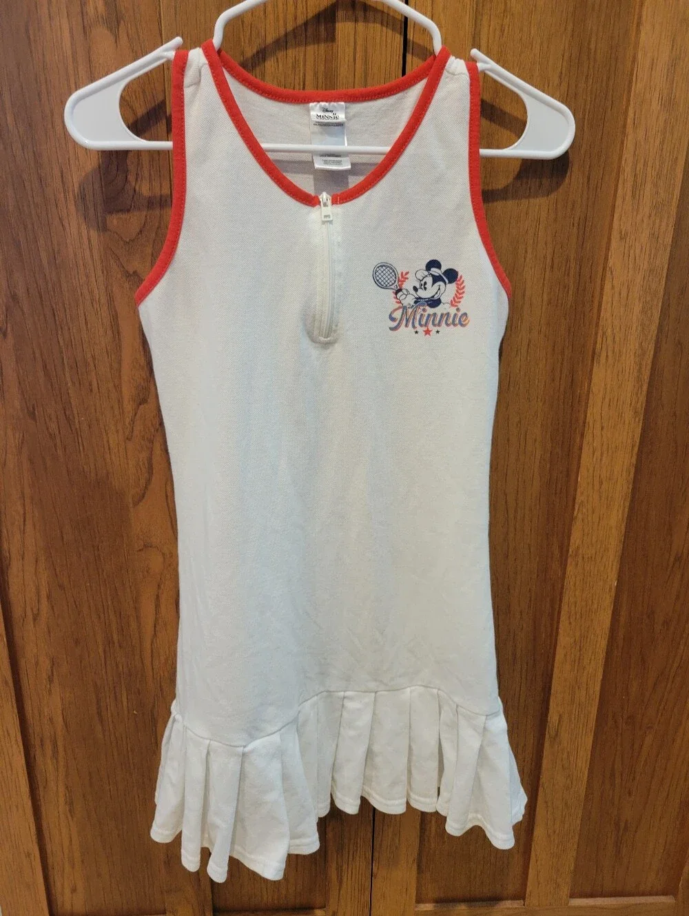 Disney Minnie Mouse Girls Tennis Dress. Size L 12-14 - Picture 2 of 8